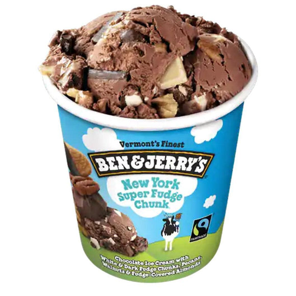 Ben & Jerry's Ice Cream New York Super Fudge Chunk 16oz. - East Side Grocery