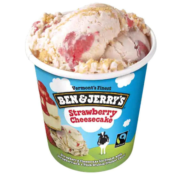 Ben & Jerry's Ice Cream Strawberry Cheesecake 16oz. - East Side Grocery