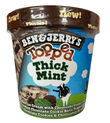 Ben & Jerry's Ice Cream Topped Thick Mint 16oz. - East Side Grocery
