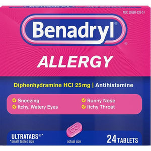 Benadryl Allergy 24 Count - East Side Grocery