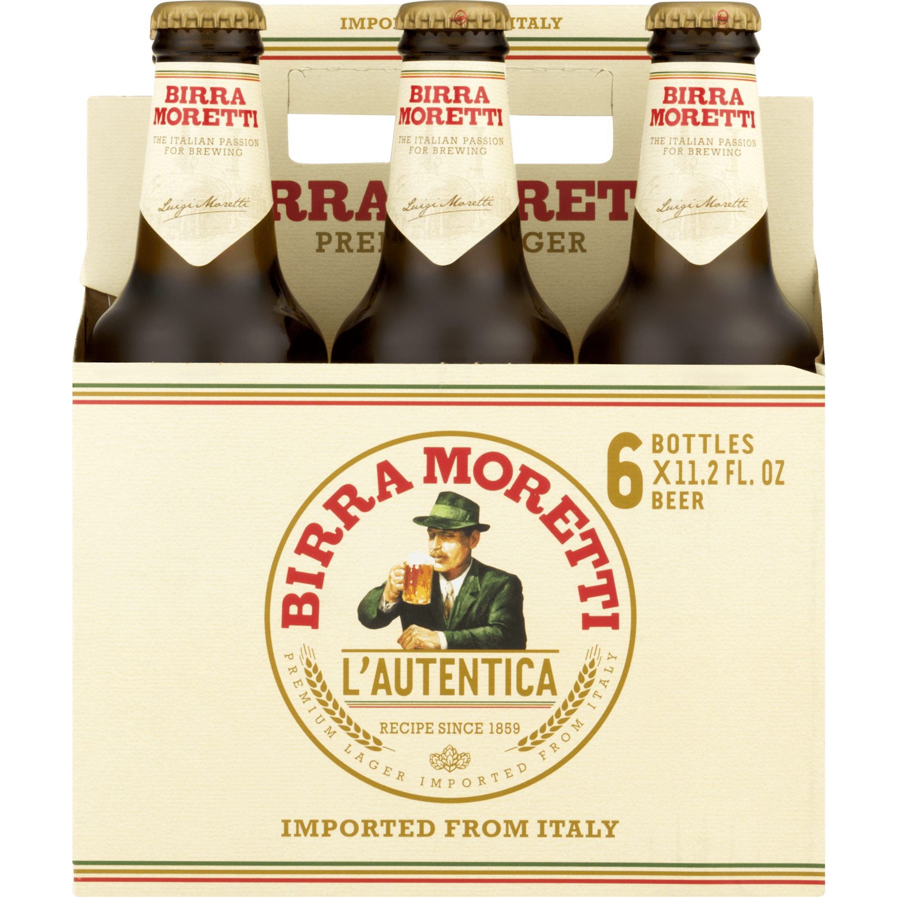 Birra Moretti Premium Lager 12oz. Bottle - East Side Grocery