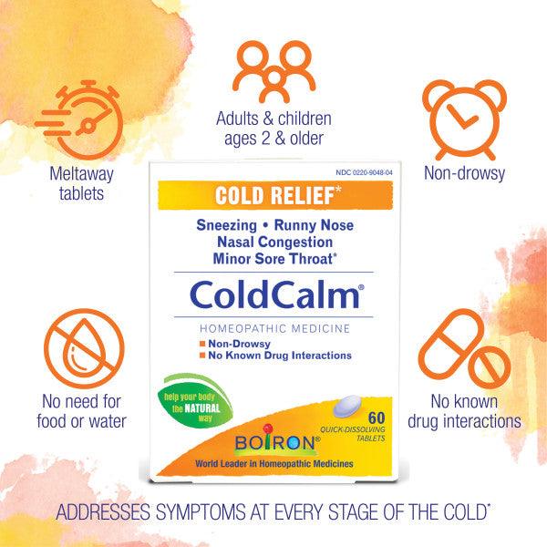 Boiron Cold Calm 60 Tablet - East Side Grocery