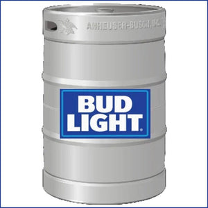 Bud Light 15 5 Gal Half Barrel Keg