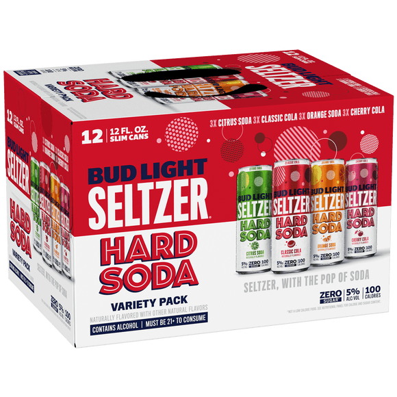 Bud light Hard Soda Variety Pack 12oz. Can - East Side Grocery