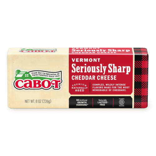 Cabot Cheese Seriously Sharp White 8oz. - East Side Grocery