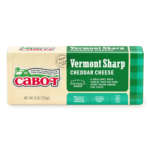 Cabot Cheese Vermont Sharp White 8oz. - East Side Grocery