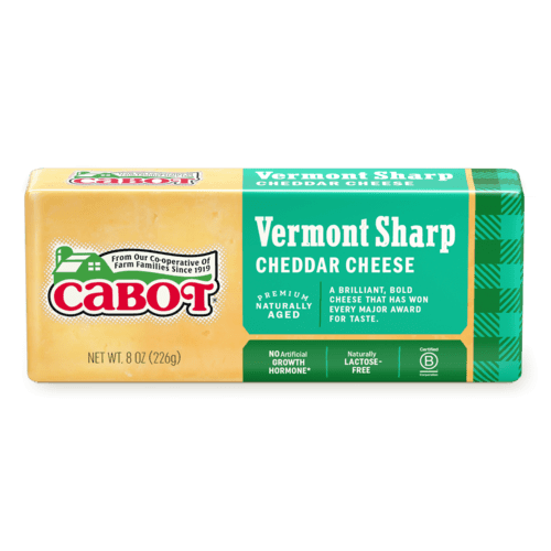 Cabot Cheese Vermont Sharp Yellow 8oz. - East Side Grocery