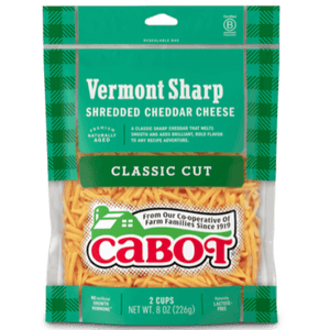 Cabot Shredded Cheese Vermont Sharp Yellow 8oz. - East Side Grocery