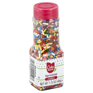 Cake Mate Rainbow Sprinkles 1.75oz. - East Side Grocery