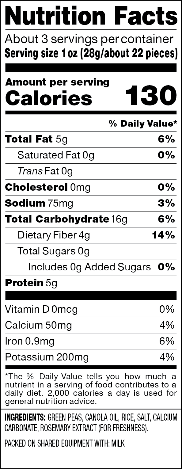 Calbee Harvest Snaps Lighly Salted 3.3oz. - East Side Grocery