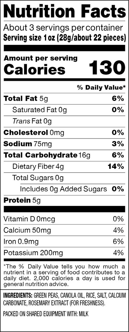 Calbee Harvest Snaps Lighly Salted 3.3oz. - East Side Grocery