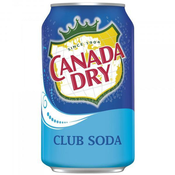 Canada Dry Club Soda - 12oz. Can - East Side Grocery