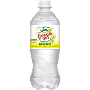 Canada Dry Seltzer Lemon Lime 20oz. Bottle - East Side Grocery