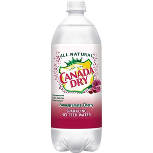 Canada Dry seltzer Pomegranate Cherry 1 Liter - East Side Grocery