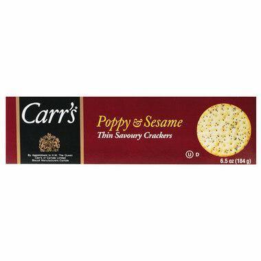 Carr's Poppy and Sesame Crackers 4.25oz. - East Side Grocery
