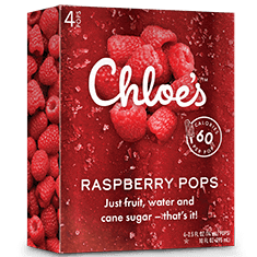Chloe's Fruit Pop - Raspberry - East Side Grocery
