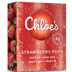 Chloe's Fruit Pop - Strawberry - East Side Grocery