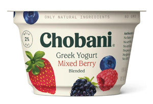 Chobani Greek Yogurt 2% Mixed Berry 5.3oz - East Side Grocery