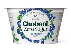 Chobani Yogurt Zero Sugar Blueberry 5.3oz - East Side Grocery