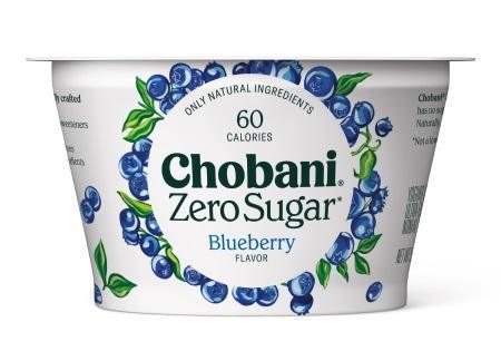 Chobani Yogurt Zero Sugar Blueberry 5.3oz - East Side Grocery