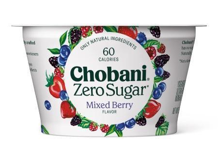 Chobani Yogurt Zero Sugar Mixed Berry 5.3oz - East Side Grocery