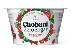 Chobani Yogurt Zero Sugar Strawberry 5.3oz - East Side Grocery