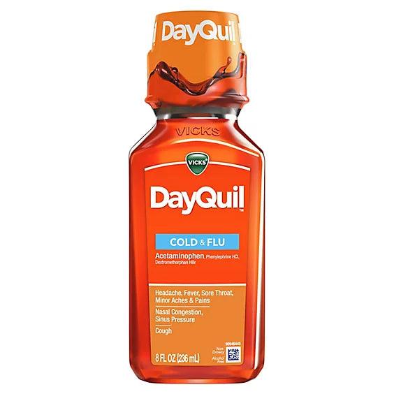 Dayquil Liquid Cold & Flu 8oz. - East Side Grocery