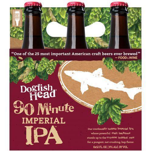 Dogfish Head 90 minutes IPA - 12oz. Bottle - East Side Grocery