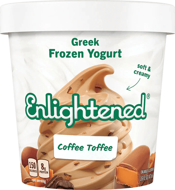 Enlightened Greek Frozen Yogurt Coffee Toffee - East Side Grocery