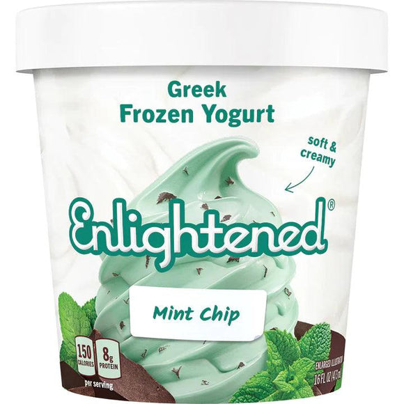 Enlightened Greek Frozen Yogurt Mint Chip - East Side Grocery