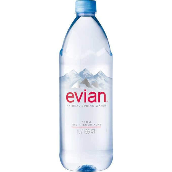 Evian Water 1 Liter - East Side Grocery