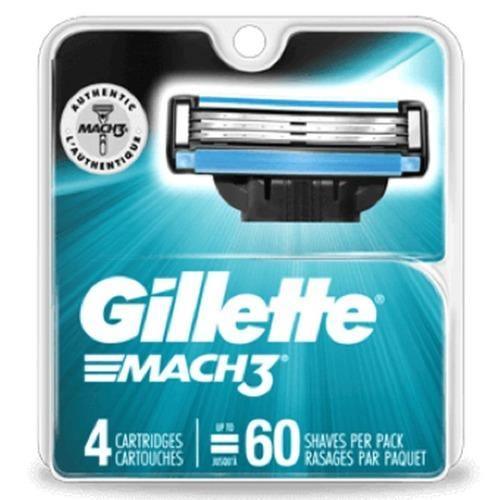 Gillette Mach3 Blades - 4-Pack - East Side Grocery