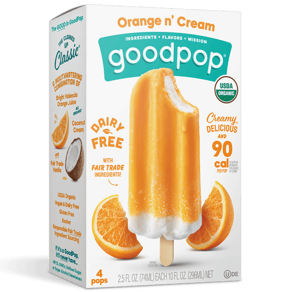 Good Pop Orange n' Cream 4pack - East Side Grocery