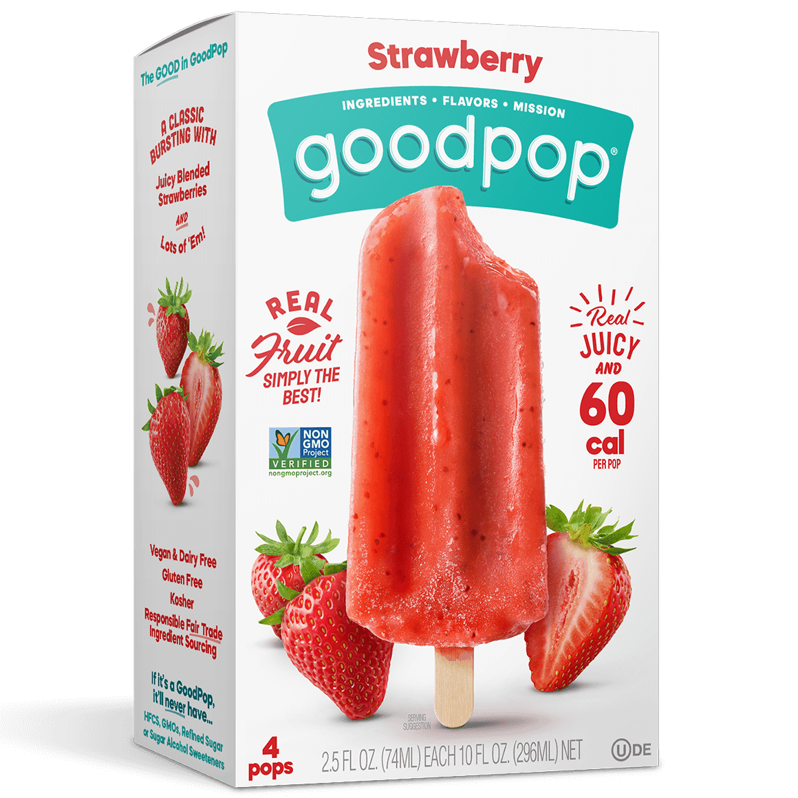 Good Pop Strawberry 4pack - East Side Grocery