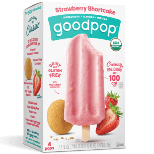 Good Pop Strawberry Shortcake 4pack - East Side Grocery