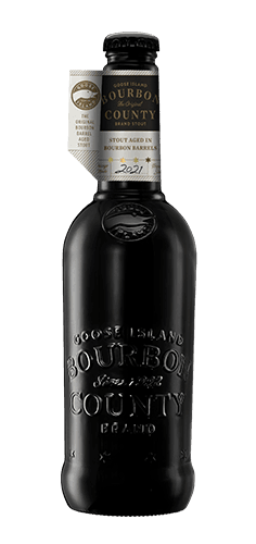 Goose Island Bourbon County Stout Original (2021) 16.9oz. Bottle - East Side Grocery