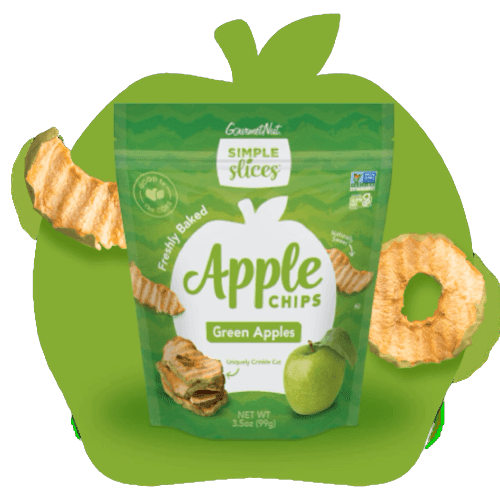 Gourmet Nuts Simple Slices Apple Chips 3.5 - East Side Grocery