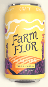 Graft Cider Farm Flor 12oz. Can - East Side Grocery