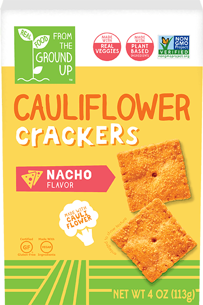 Ground Up Cauliflower Cracker Nacho 4oz. - East Side Grocery