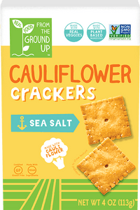 Ground Up Cauliflower Cracker Sea Salt 4oz. - East Side Grocery