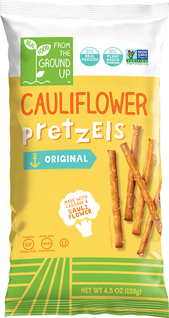 Ground Up Cauliflower Pretzel Stick - 4.5 oz. - East Side Grocery