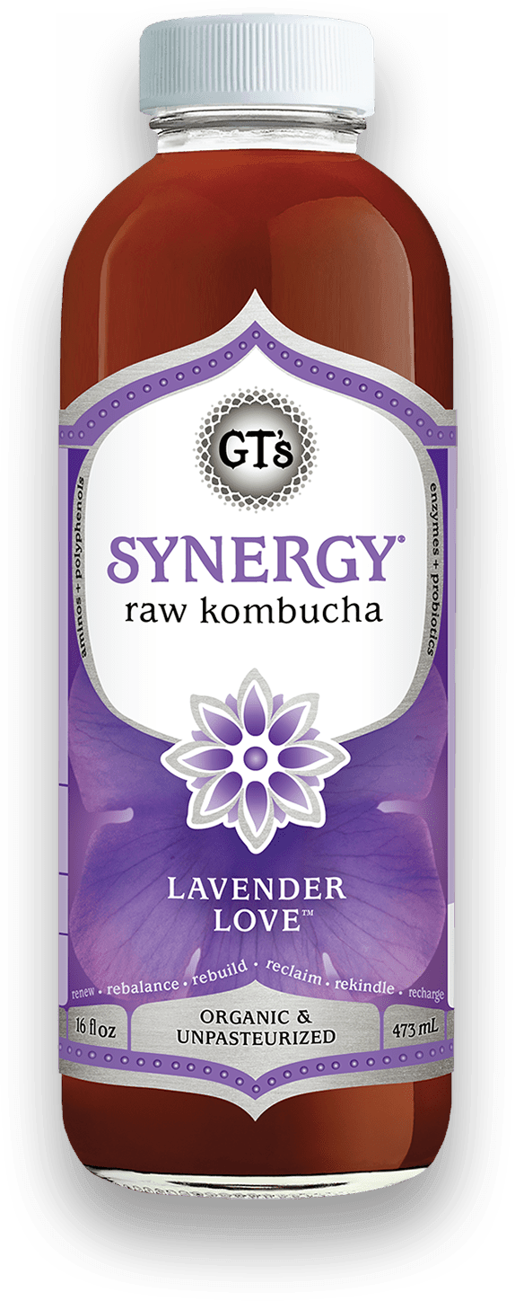 GT'S Synergy Kombucha Lavender Love 16oz. - East Side Grocery
