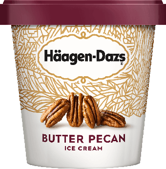 Haagen Dazs Ice Cream Butter Pecan 14oz. - East Side Grocery