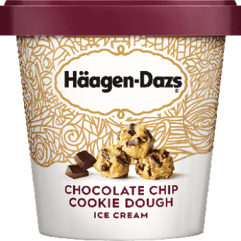 Haagen Dazs Ice Cream Chocolate Chip Cookie Dough 14oz. - East Side Grocery