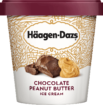 Haagen Dazs Ice Cream Chocolate Peanut Butter 14oz. - East Side Grocery