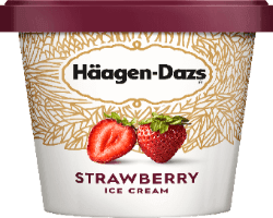 Haagen Dazs Ice Cream Cups Strawberry 3.6oz. - East Side Grocery