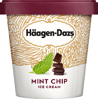 Haagen Dazs Ice Cream Mint Chip 14oz. - East Side Grocery