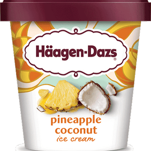 Haagen Dazs Ice Cream Pineapple Coconut 14oz. - East Side Grocery