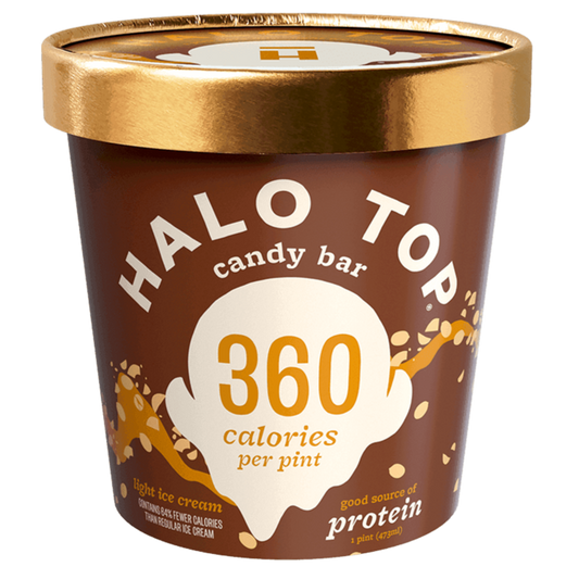 Halo Top Ice Cream Candy Bar 16oz. - East Side Grocery