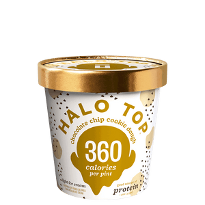 Halo Top Ice Cream Chocolate Chip Cookie Dough 16oz. - East Side Grocery